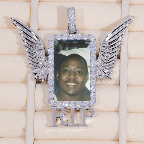 RIP WING 3D CUSTOM PICTURE PENDANT
