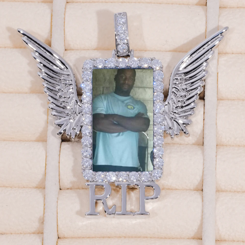 RIP WING 3D CUSTOM PICTURE PENDANT
