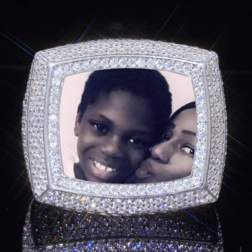 3D CUSTOM PICTURE ICED RING