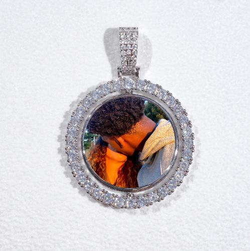 3D Spinning 2-Faced Custom Picture Pendant