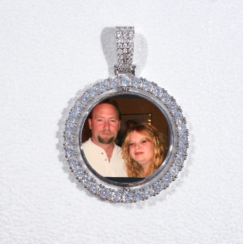 3D Spinning 2-Faced Custom Picture Pendant