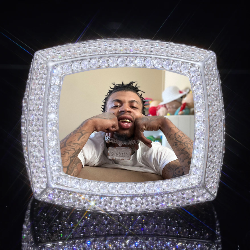 3D CUSTOM PICTURE ICED RING