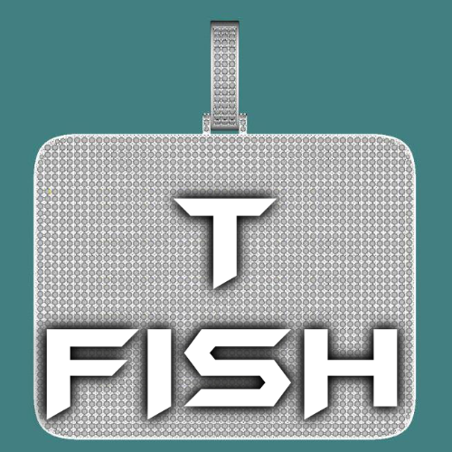CUSTOM LETTER NECKLACE 3D BIG SQUARE