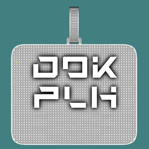 CUSTOM LETTER NECKLACE 3D BIG SQUARE