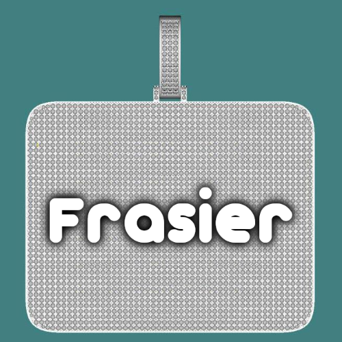 CUSTOM LETTER NECKLACE 3D BIG SQUARE
