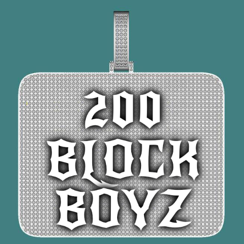CUSTOM LETTER NECKLACE 3D BIG SQUARE