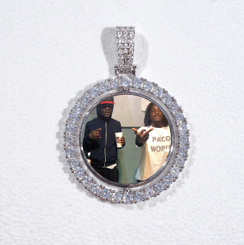 3D Spinning 2-Faced Custom Picture Pendant