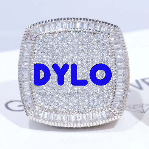 CUSTOM LETTER 3D ICED RING