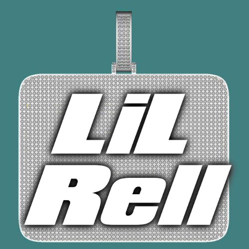 CUSTOM LETTER NECKLACE 3D BIG SQUARE
