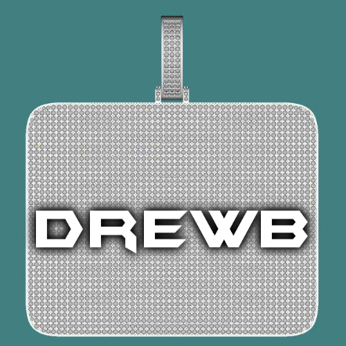 CUSTOM LETTER NECKLACE 3D BIG SQUARE