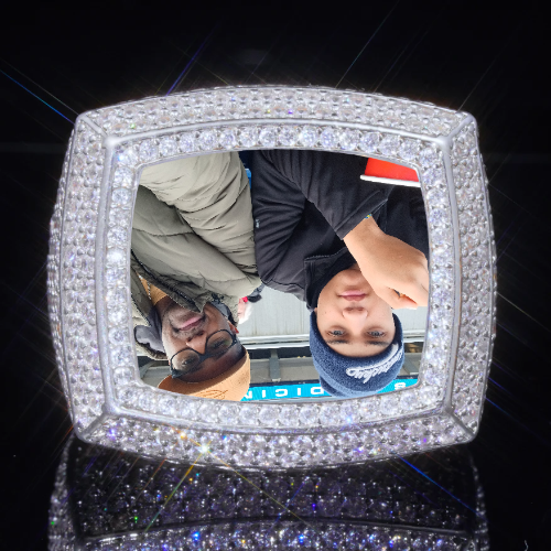 3D CUSTOM PICTURE ICED RING
