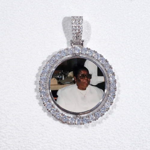 3D Spinning 2-Faced Custom Picture Pendant