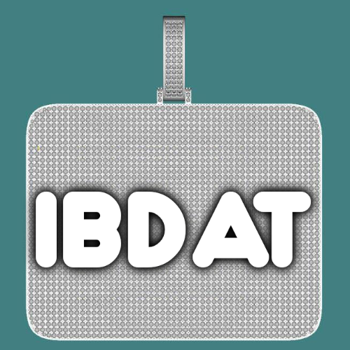 CUSTOM LETTER NECKLACE 3D BIG SQUARE
