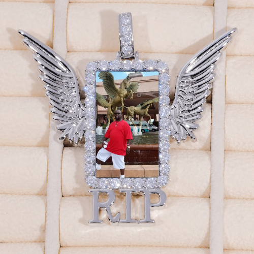 RIP WING 3D CUSTOM PICTURE PENDANT