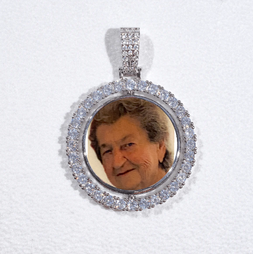 3D Spinning 2-Faced Custom Picture Pendant