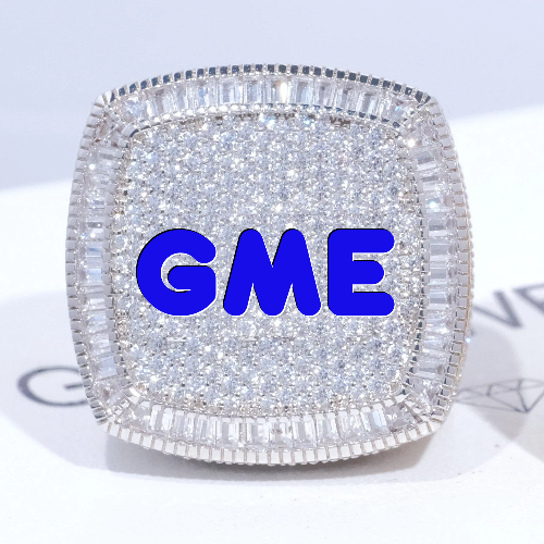 CUSTOM LETTER 3D ICED RING