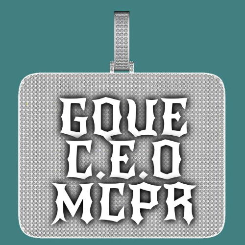 CUSTOM LETTER NECKLACE 3D BIG SQUARE