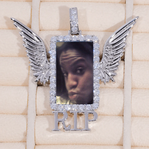 RIP WING 3D CUSTOM PICTURE PENDANT