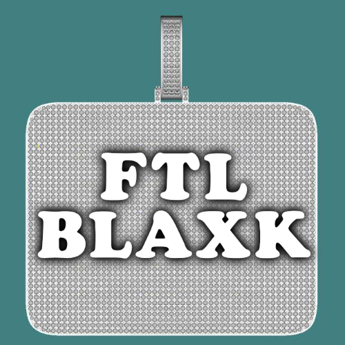 CUSTOM LETTER NECKLACE 3D BIG SQUARE