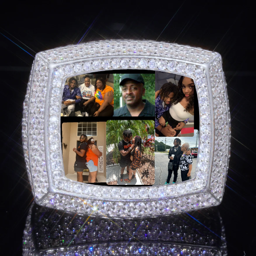 3D CUSTOM PICTURE ICED RING