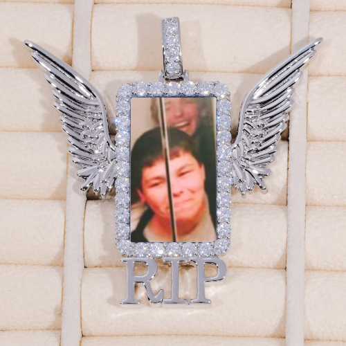 RIP WING 3D CUSTOM PICTURE PENDANT