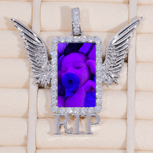 RIP WING 3D CUSTOM PICTURE PENDANT