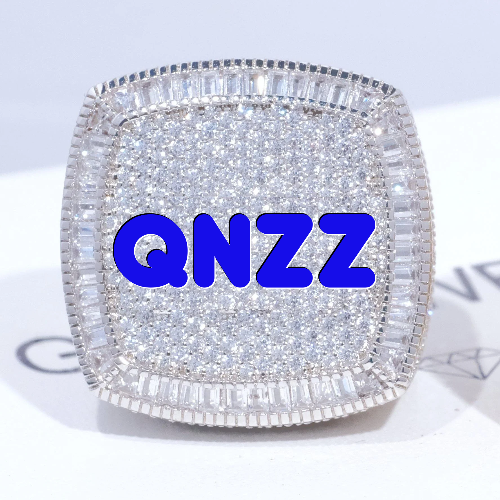 CUSTOM LETTER 3D ICED RING