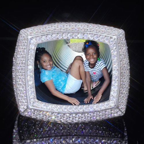 3D CUSTOM PICTURE ICED RING