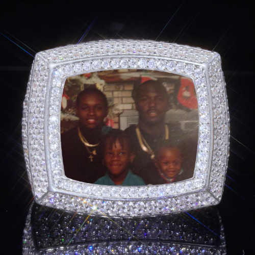 3D CUSTOM PICTURE ICED RING