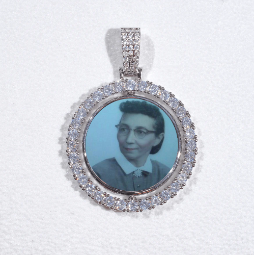 3D Spinning 2-Faced Custom Picture Pendant