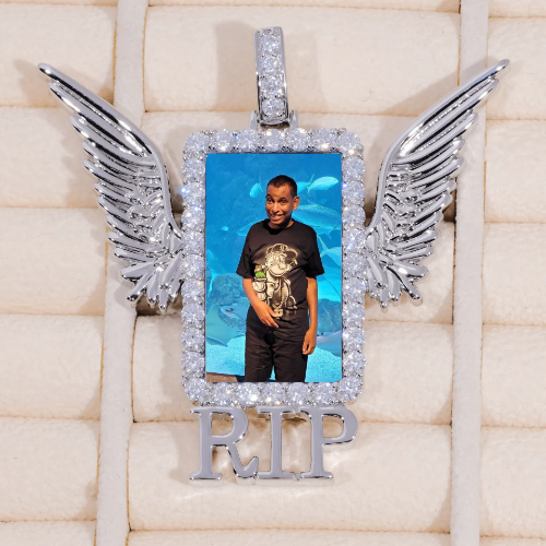 RIP WING 3D CUSTOM PICTURE PENDANT
