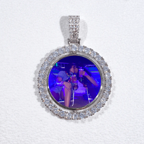3D Spinning 2-Faced Custom Picture Pendant