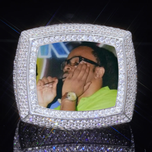 3D CUSTOM PICTURE ICED RING
