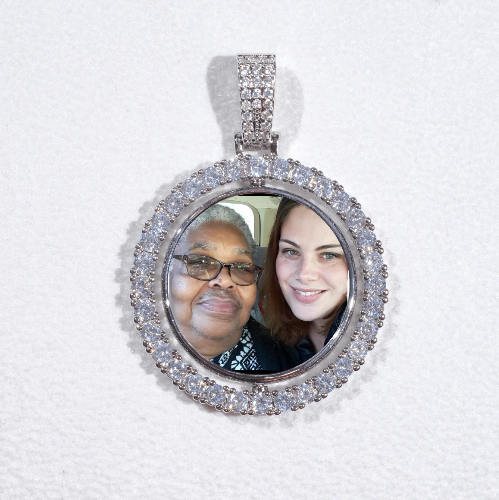 3D Spinning 2-Faced Custom Picture Pendant