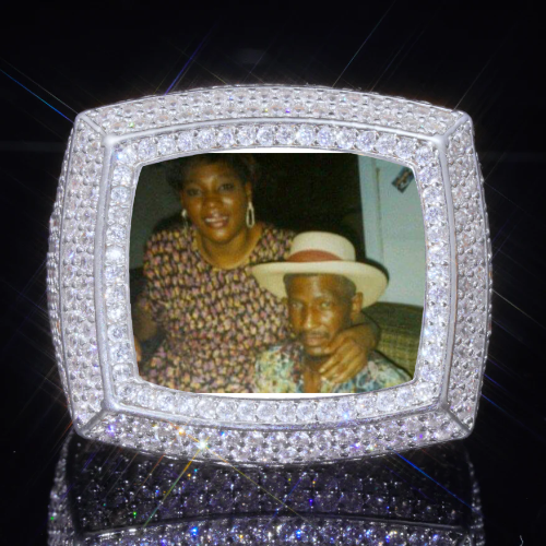 3D CUSTOM PICTURE ICED RING