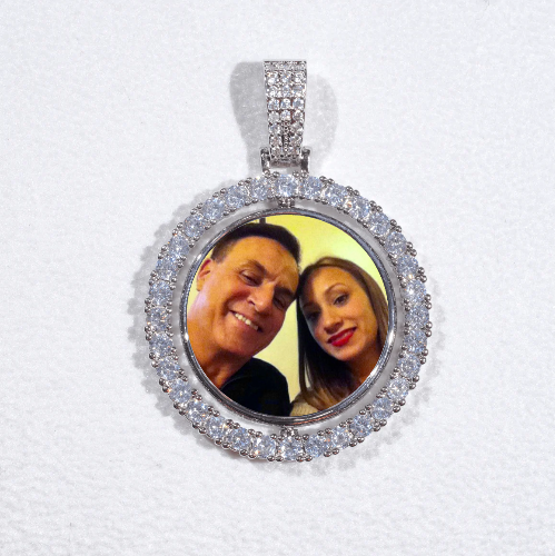 3D Spinning 2-Faced Custom Picture Pendant