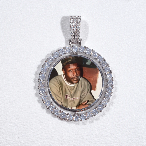 3D Spinning 2-Faced Custom Picture Pendant