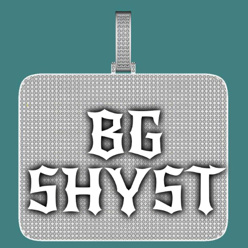 CUSTOM LETTER NECKLACE 3D BIG SQUARE