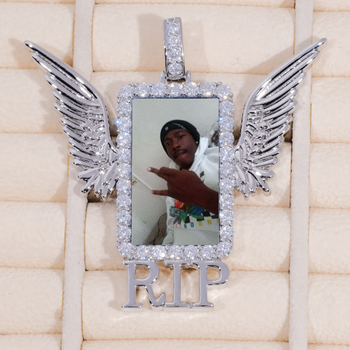 RIP WING 3D CUSTOM PICTURE PENDANT