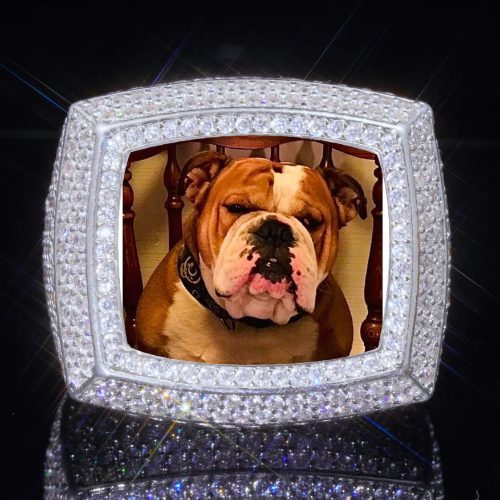 3D CUSTOM PICTURE ICED RING