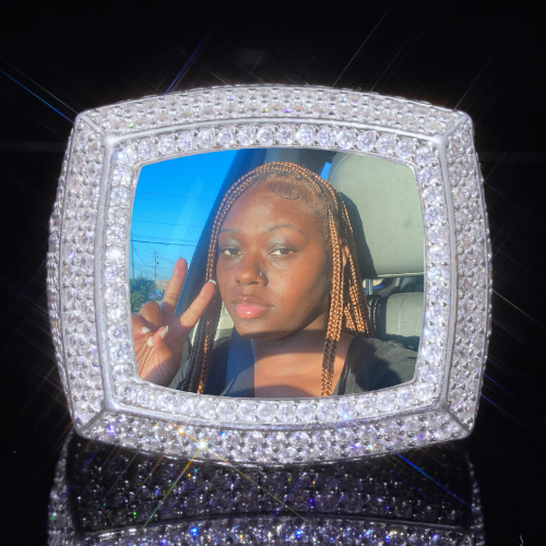 3D CUSTOM PICTURE ICED RING