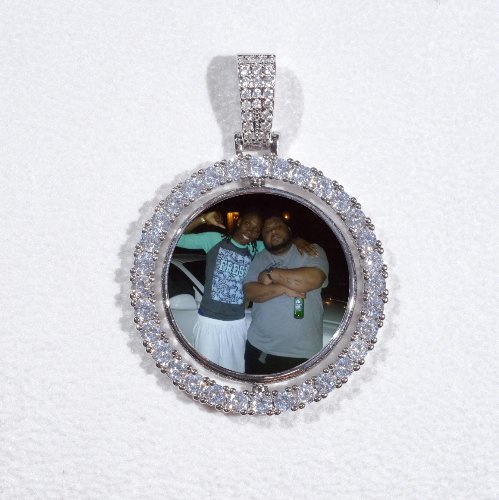 3D Spinning 2-Faced Custom Picture Pendant