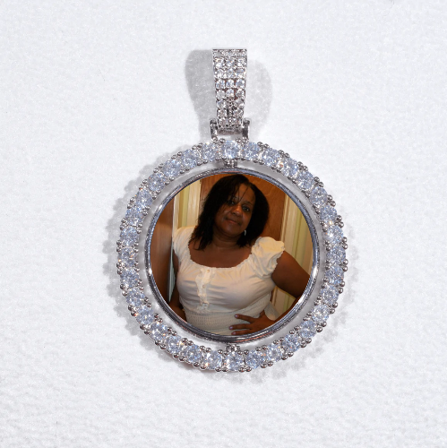 3D Spinning 2-Faced Custom Picture Pendant