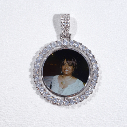 3D Spinning 2-Faced Custom Picture Pendant