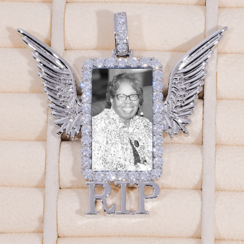 RIP WING 3D CUSTOM PICTURE PENDANT
