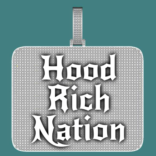 CUSTOM LETTER NECKLACE 3D BIG SQUARE