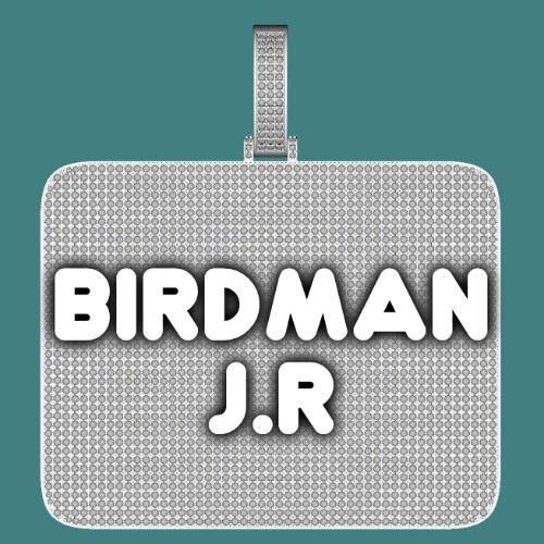 CUSTOM LETTER NECKLACE 3D BIG SQUARE