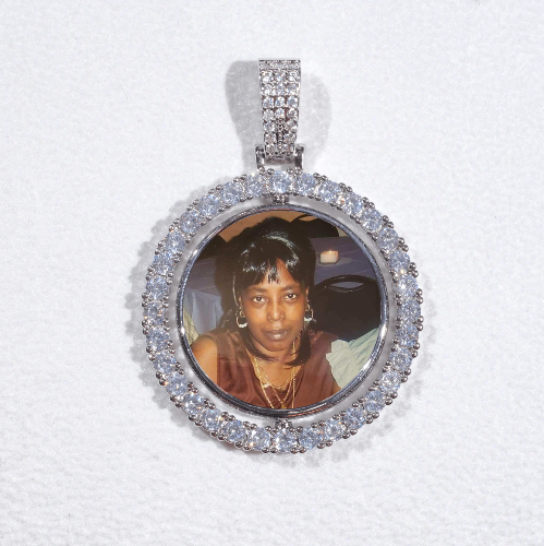 3D Spinning 2-Faced Custom Picture Pendant