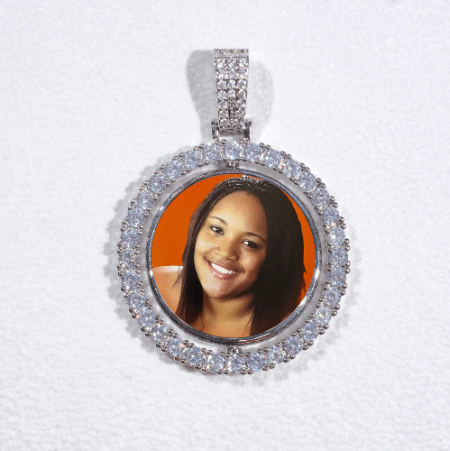 3D Spinning 2-Faced Custom Picture Pendant