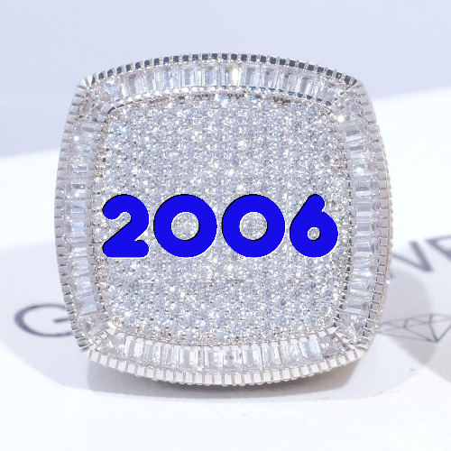CUSTOM LETTER 3D ICED RING